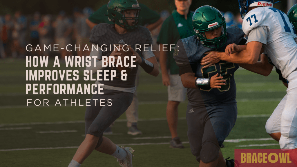 Game-Changing Relief: How a Wrist Brace for athletes Improves Sleep & Performance